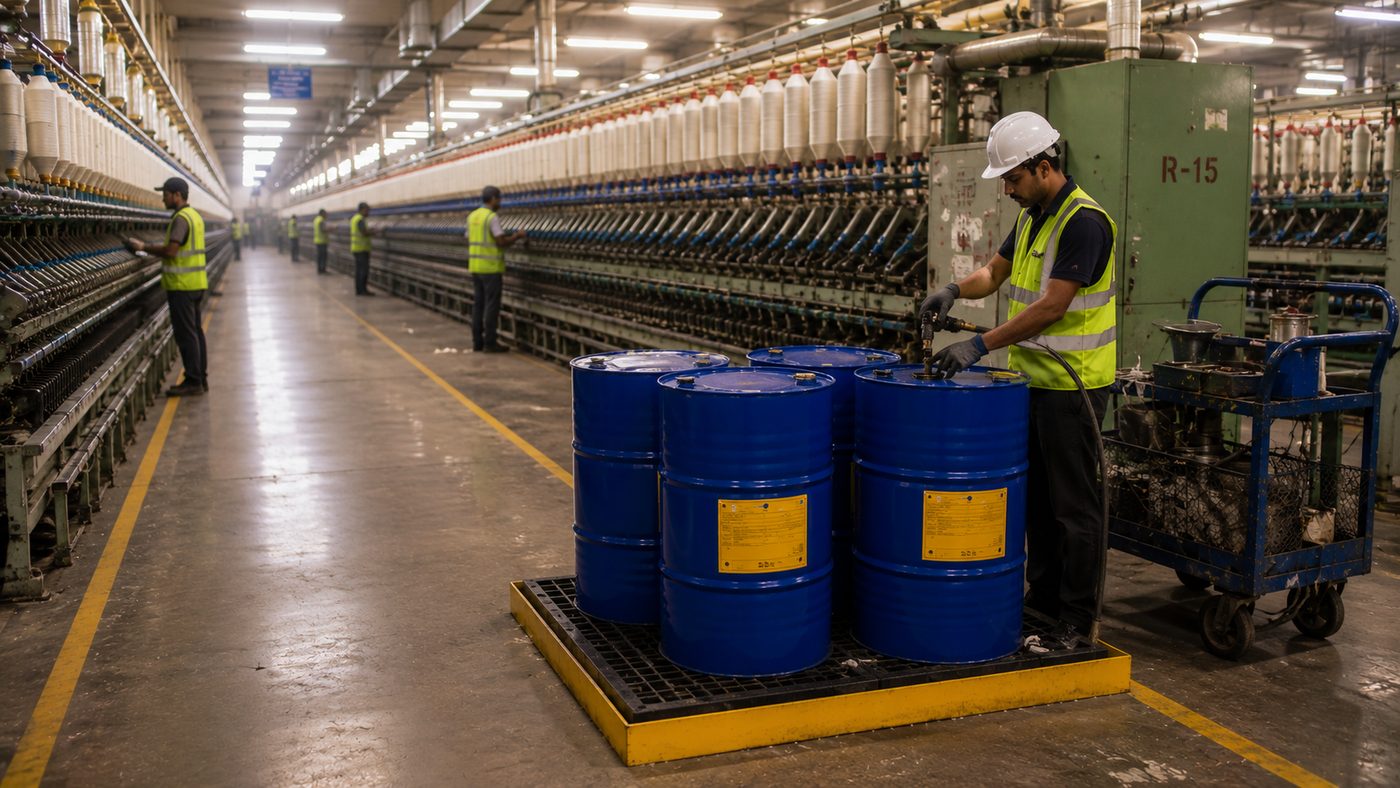 Textile Mills used oil collection in India by BIOCIL, CPCB authorized recycler